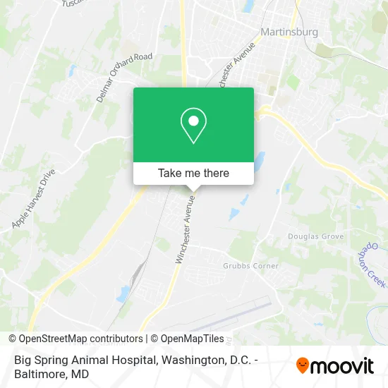 Big Spring Animal Hospital map