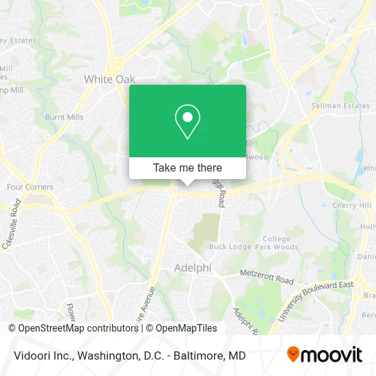 Vidoori Inc. map