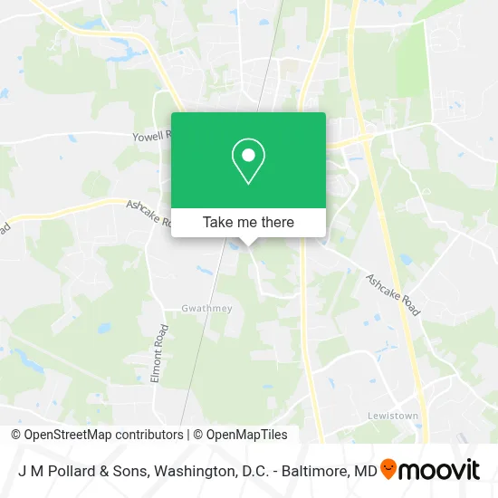 J M Pollard & Sons map