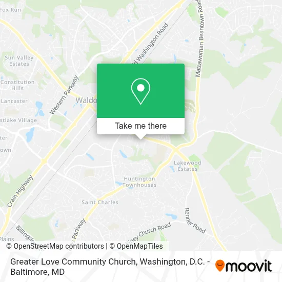 Greater Love Community Church map