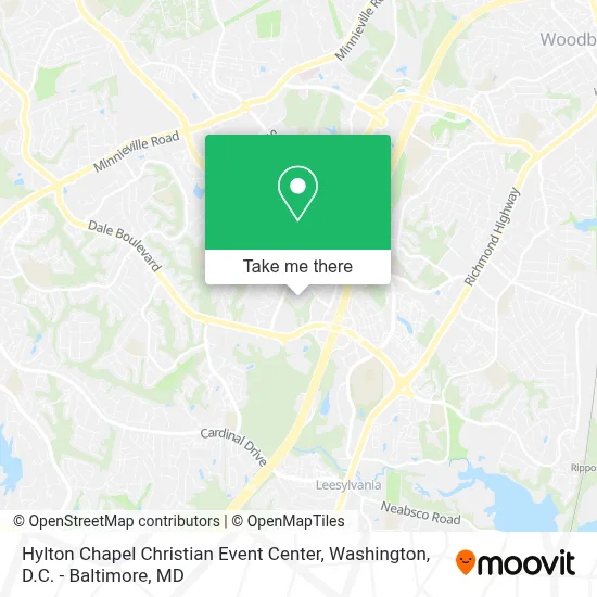Hylton Chapel Christian Event Center map