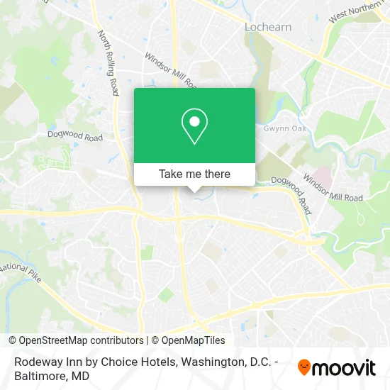 Rodeway Inn by Choice Hotels map