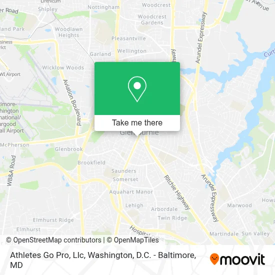 Athletes Go Pro, Llc map