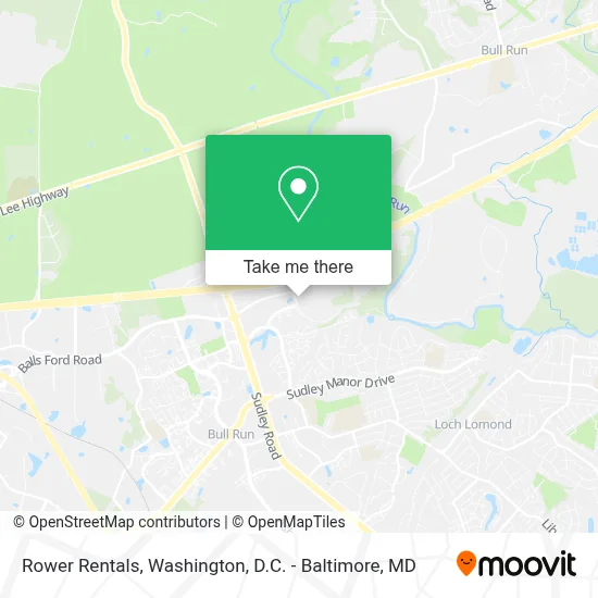 Rower Rentals map