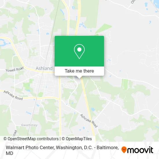 Walmart Photo Center map