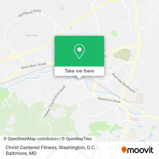 Christ Centered Fitness map