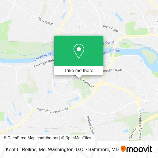 Kent L. Rollins, Md map