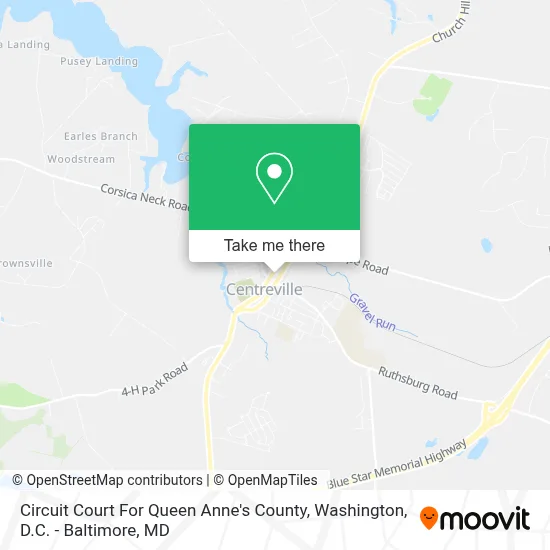 Circuit Court For Queen Anne's County map