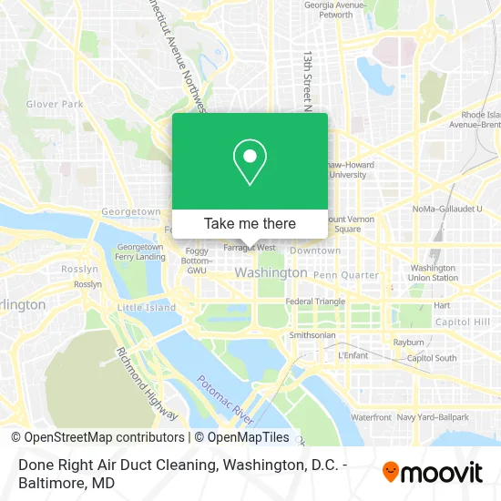 Done Right Air Duct Cleaning map