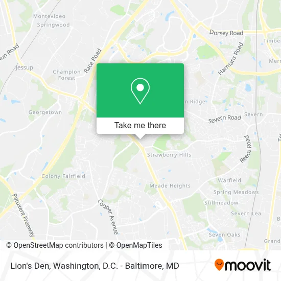 Lion's Den map