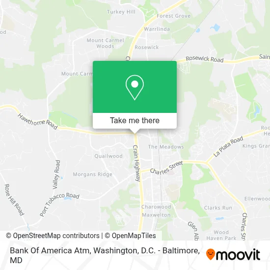 Bank Of America Atm map