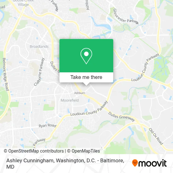 Ashley Cunningham map