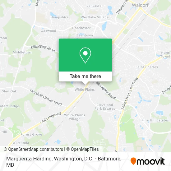 Marguerita Harding map