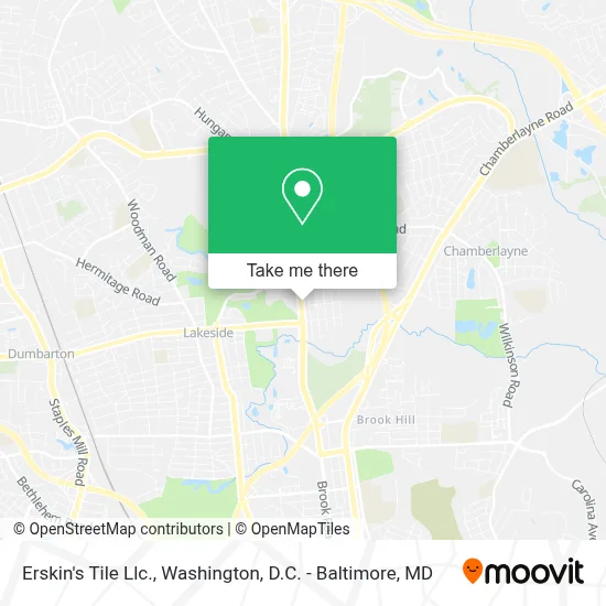 Erskin's Tile Llc. map