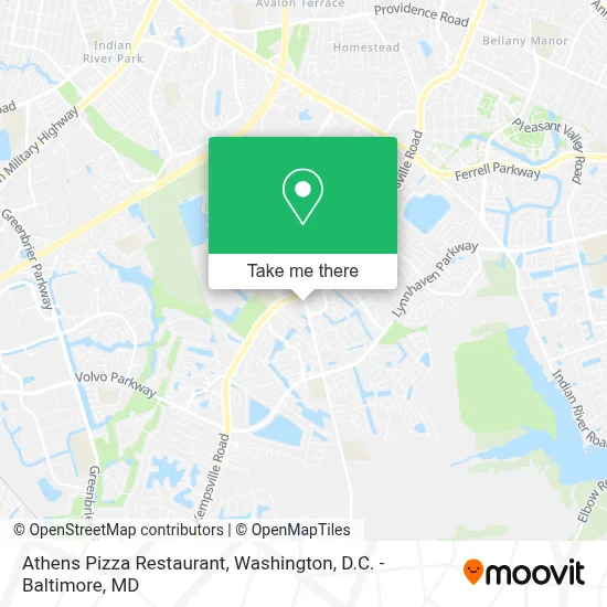 Athens Pizza Restaurant map