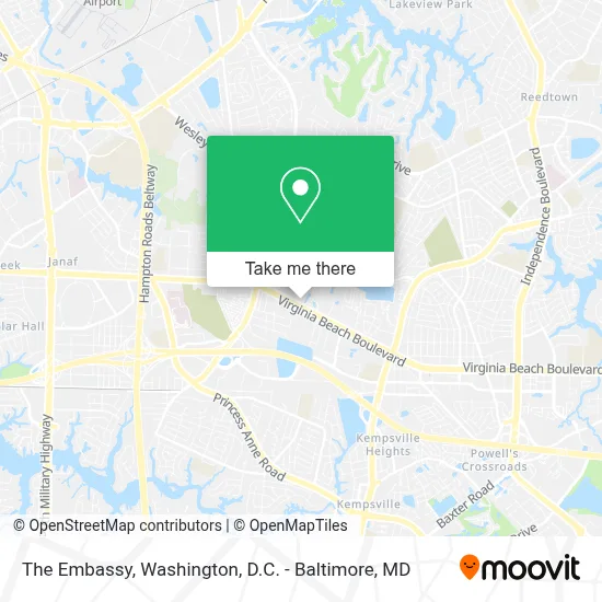 The Embassy map