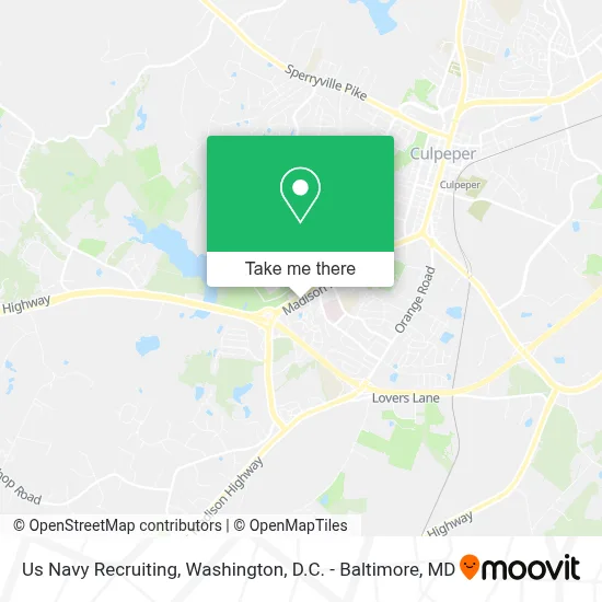 Us Navy Recruiting map