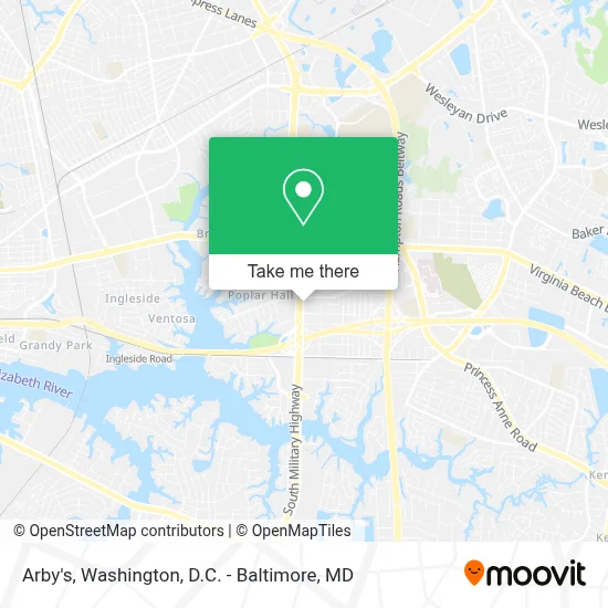 Arby's map