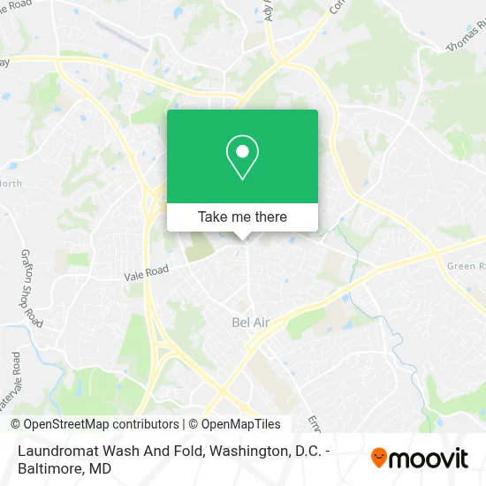 Laundromat Wash And Fold map