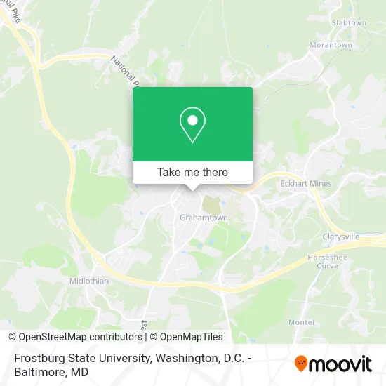 Frostburg State University map