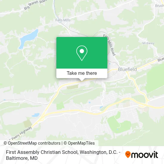 First Assembly Christian School map