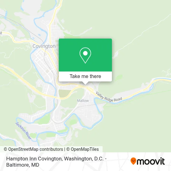Hampton Inn Covington map