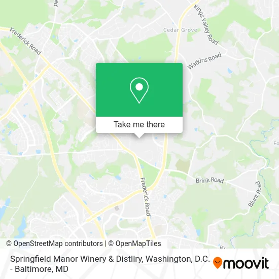 Springfield Manor Winery & Distllry map