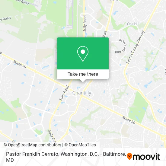 Pastor Franklin Cerrato map
