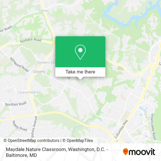 Maydale Nature Classroom map