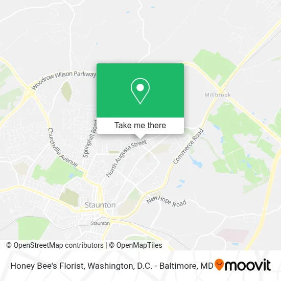 Honey Bee's Florist map