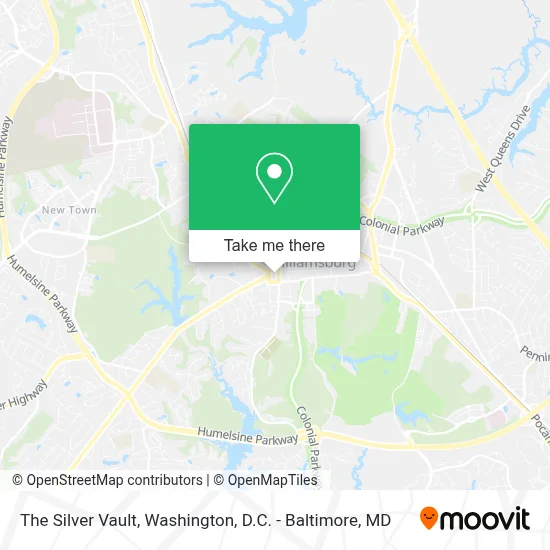 The Silver Vault map