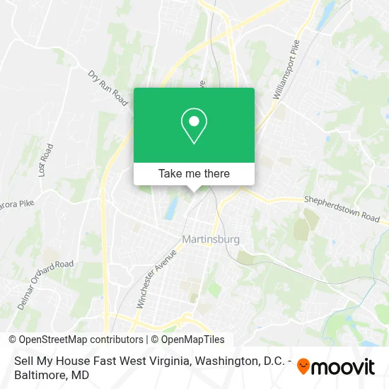 Sell My House Fast West Virginia map