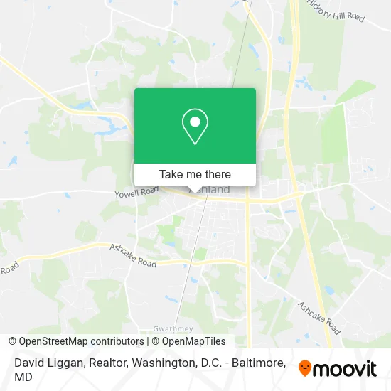 David Liggan, Realtor map