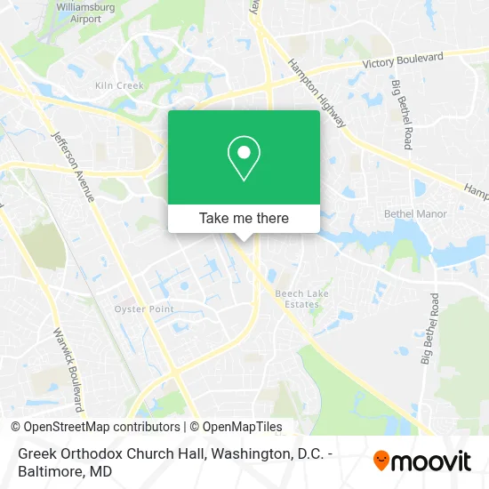 Greek Orthodox Church Hall map