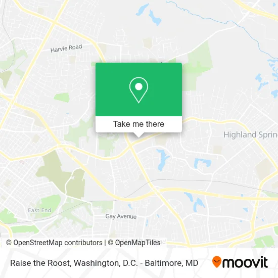 Raise the Roost map