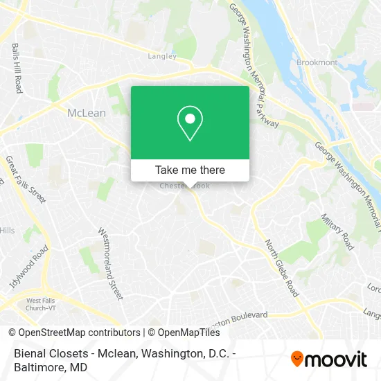 Bienal Closets - Mclean map