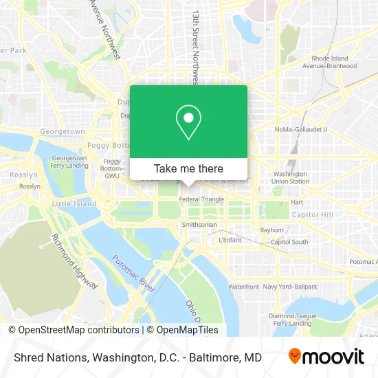 Shred Nations map