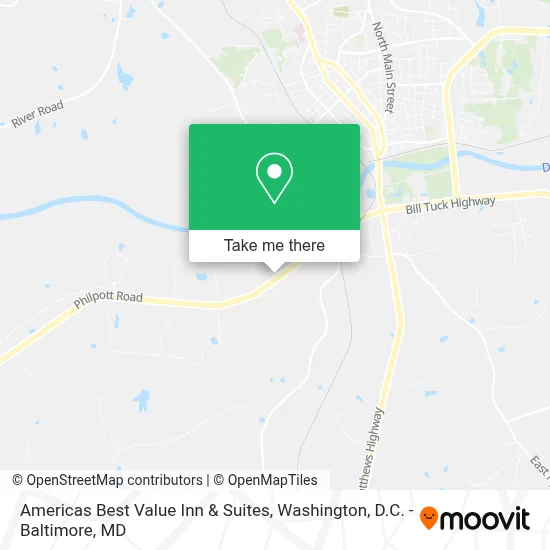 Americas Best Value Inn & Suites map