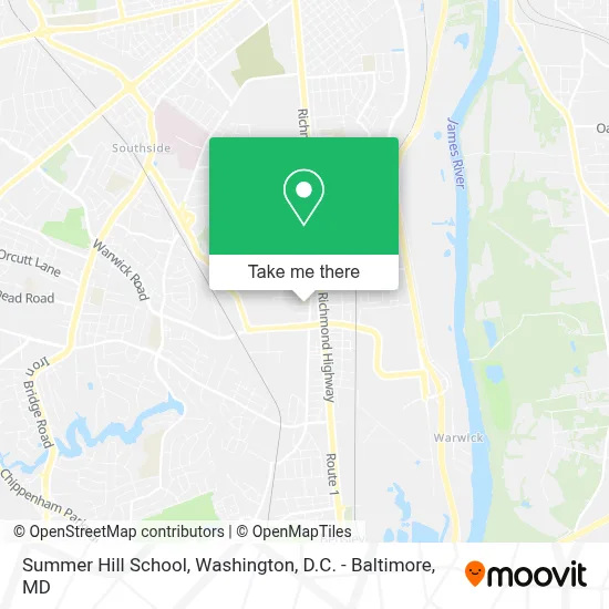 Summer Hill School map