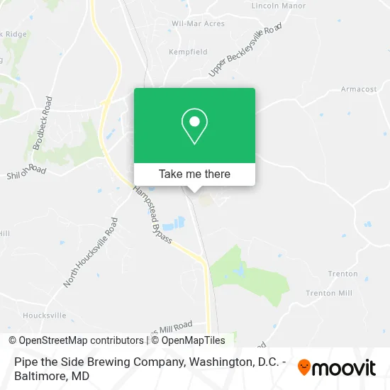 Pipe the Side Brewing Company map