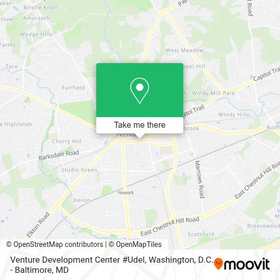 Venture Development Center #Udel map