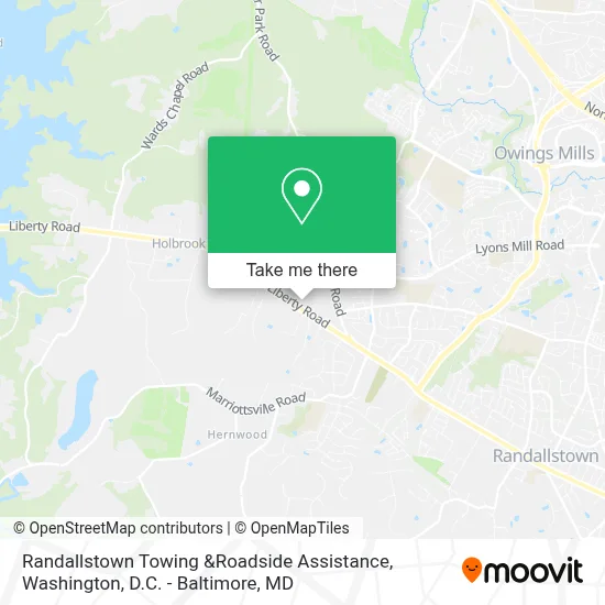 Randallstown Towing &Roadside Assistance map