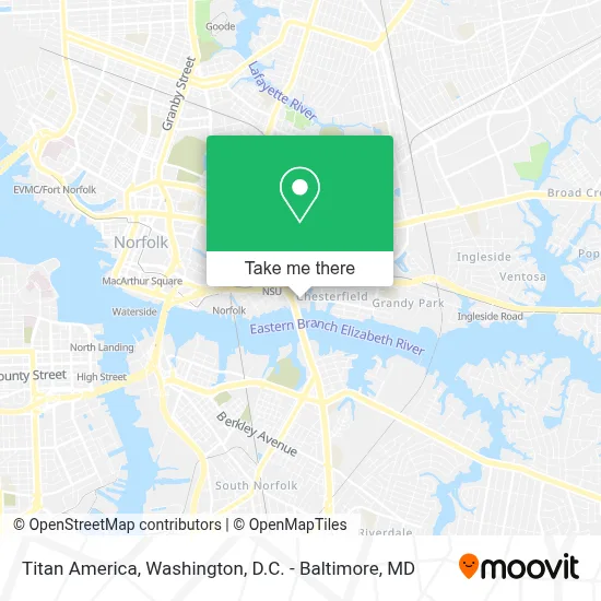 Titan America map