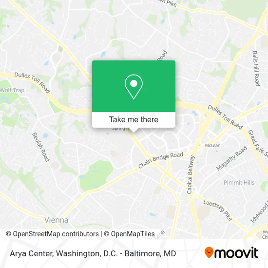 Arya Center map