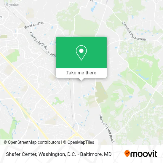 Shafer Center map