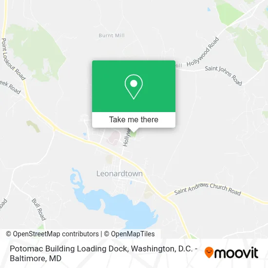 Potomac Building Loading Dock map