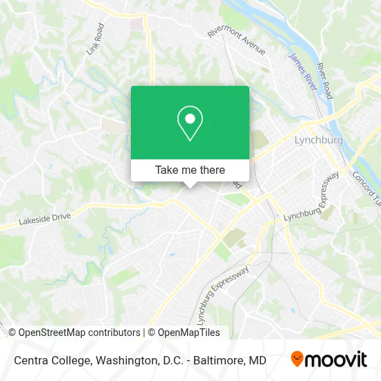 Centra College map
