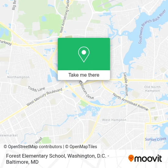 Forest Elementary School map