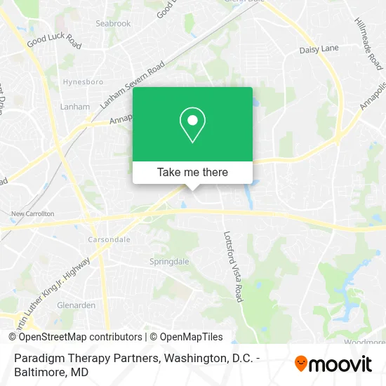 Paradigm Therapy Partners map