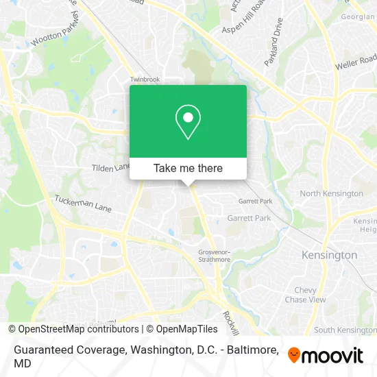 Guaranteed Coverage map